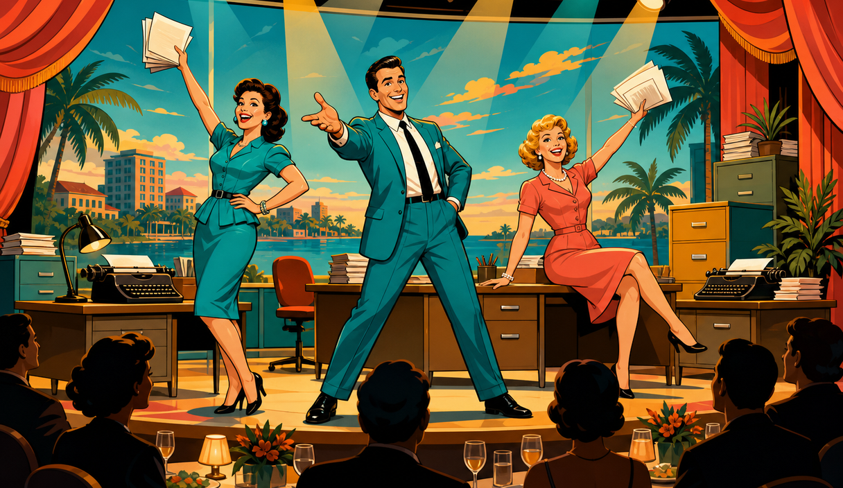 Broadway Palm opens a retro office-comedy musical run cover image
