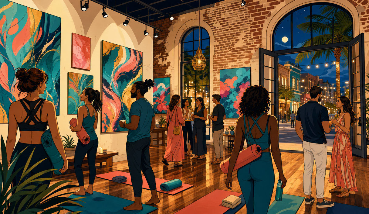 SBDAC turns Art Walk into an art-and-wellness night cover image
