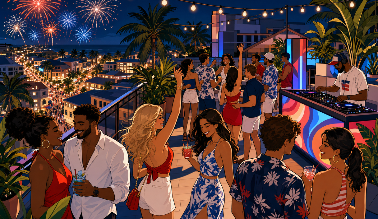 Bonita Springs' Freedom & Fireworks party puts the July 4 show on a rooftop cover image