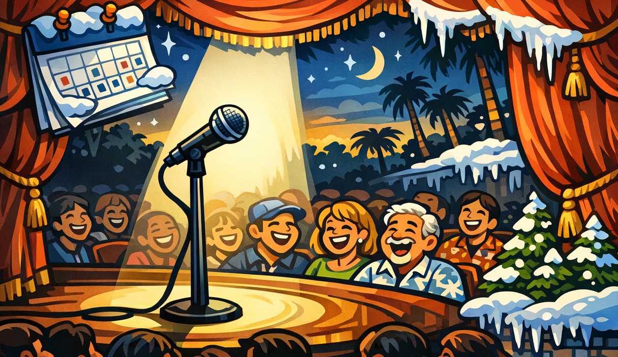 Jim Gaffigan is closing out the year with a Hertz Arena comedy stop cover image