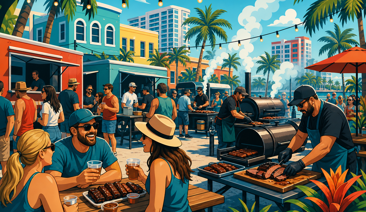 SWFL BBQ Showdown brings a smoky food-truck competition to downtown Fort Myers cover image