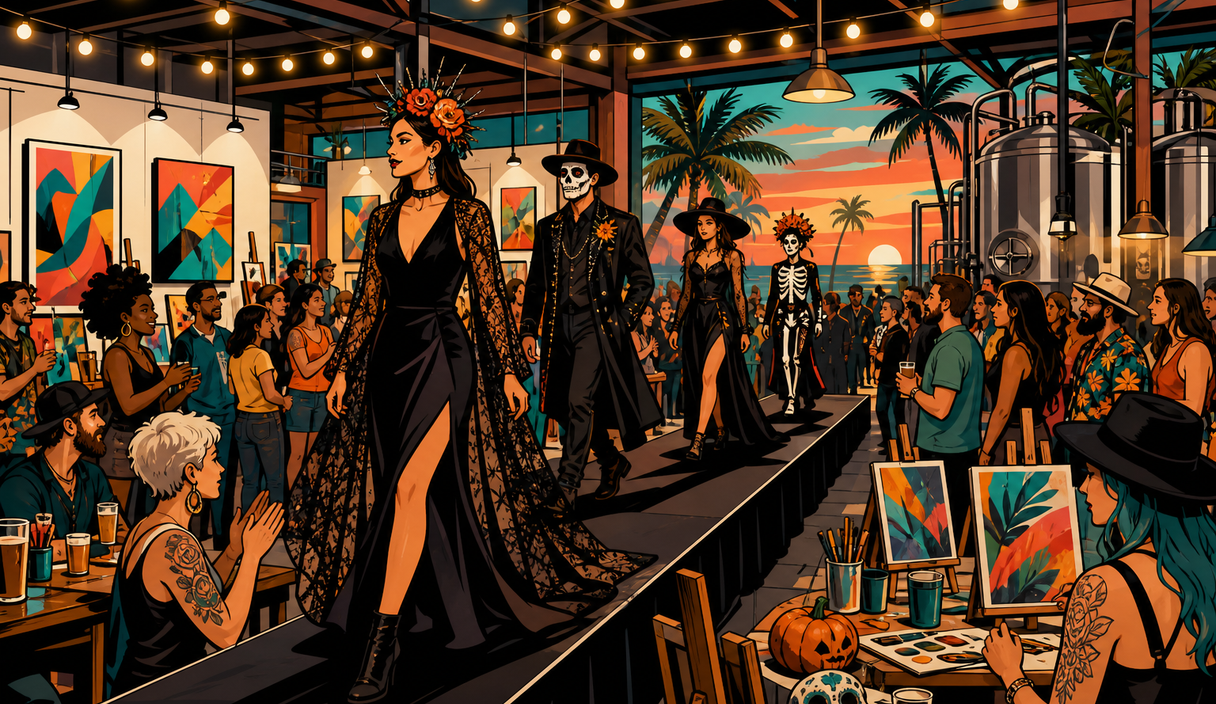 SWFL Halloween Art Gala brings dark runway art to Millennial cover image
